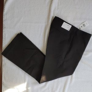 Pure Navy Astor Black Crop Flare Pants High Rise Trouser Side Zip NWT Size 6 4/6